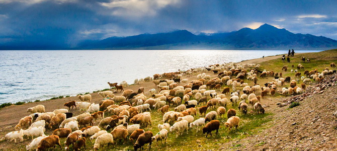 Lac Sayram Bortala Xinjiang