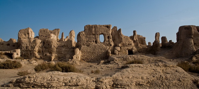 Ruines de Jiaohe Turpan Xinjiang
