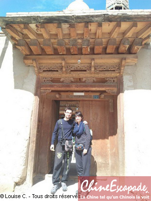 Voyage Chine Escapade, Louise et son compagnon au Gansu