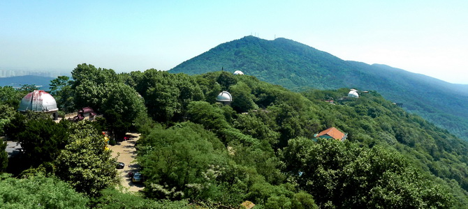 Colline pourpre et or Nankin Jiangsu