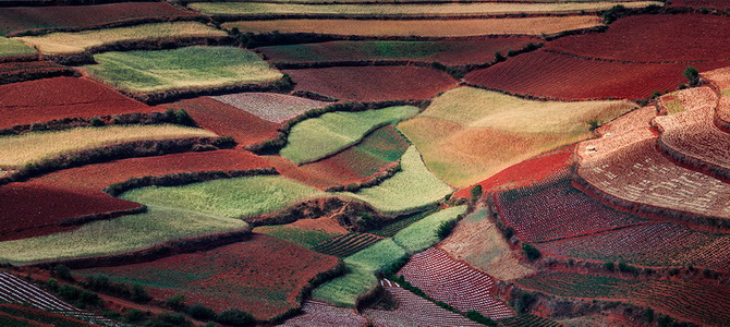 Terres rouges de Dongchuan Kunming Yunnan