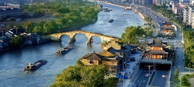 Grand Canal Pékin Hangzhou Hangzhou Zhejiang