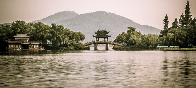 Impression du Lac de l'Ouest Hangzhou Zhejiang