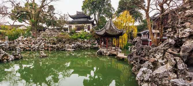 Jardin de la forêt du lion Suzhou Jiangsu