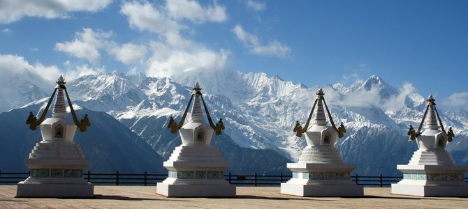 Temple Feilai Deqin Yunnan