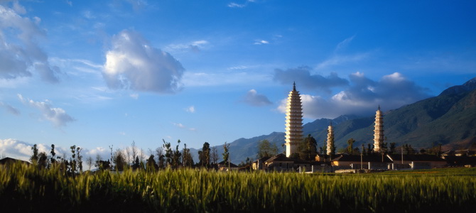 Trois pagodes de Dali Dali Yunnan