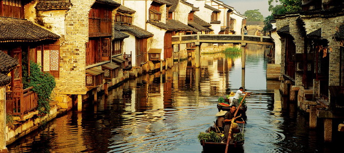 Village d'eau de Wuzhen Jiaxing Zhejiang