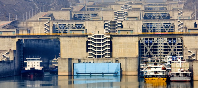 Barrage des Trois Gorges Yichang Hubei