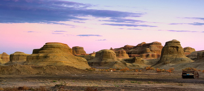 Cité fantôme d'Urho Karamay Xinjiang