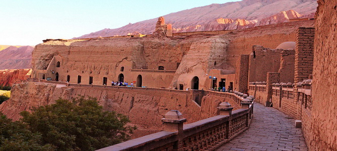 Grottes aux mille Bouddha de Bezeklik Turpan Xinjiang