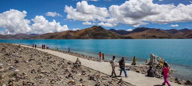 Lac Yamdrok-Tso Shannan Tibet