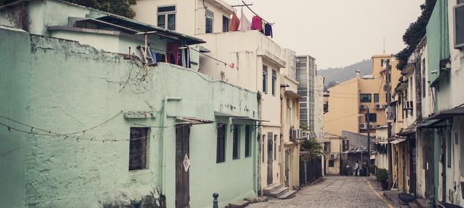 Village de Taipa Macao Région de Hong Kong