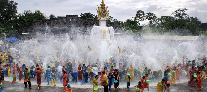 Parc culturel Dai de Ganlanba Xishuangbanna Yunnan