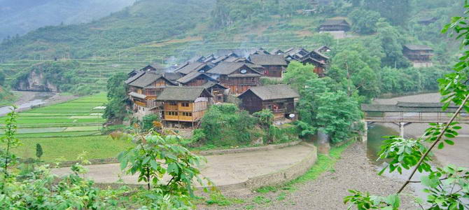 Village miao de Boji Danzhai Guizhou