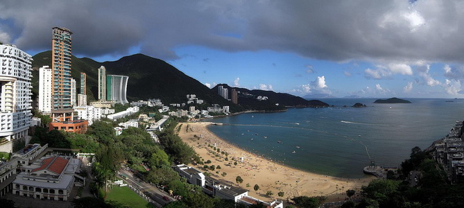 Promenade de Deep Water Bay à Repulse Bay Hongkong Région de Hong Kong