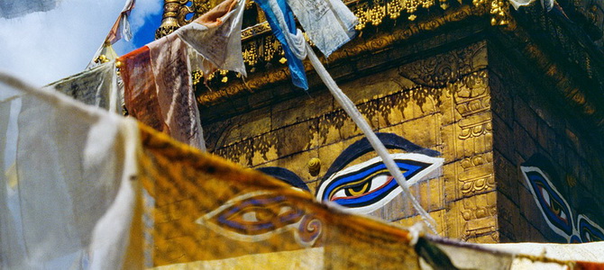 Stupa de Swayambhunath Katmandou Népal