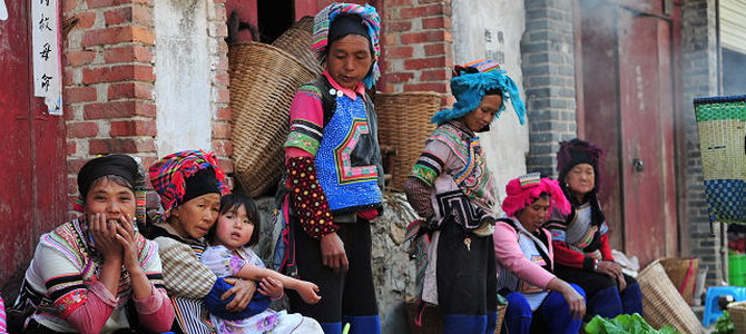 Marché de Shengcun Honghe Yunnan