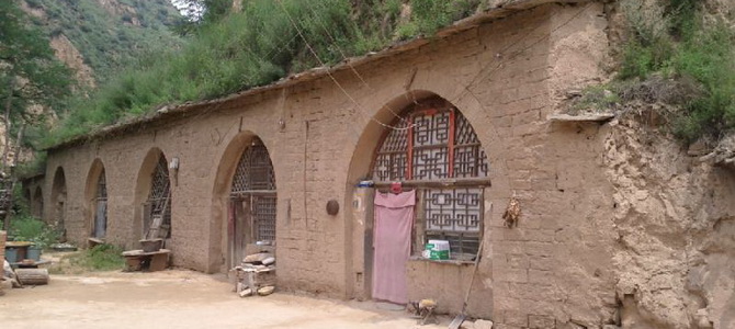 Maisons troglodytes du Loess Xi'an Shaanxi