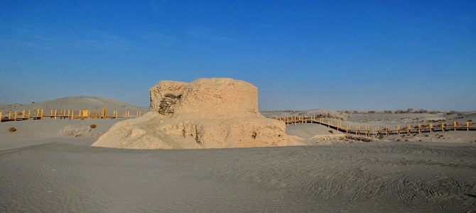 Temple de Rawak Hotan Xinjiang