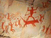 visite Peintures rupestres du Mont Hua