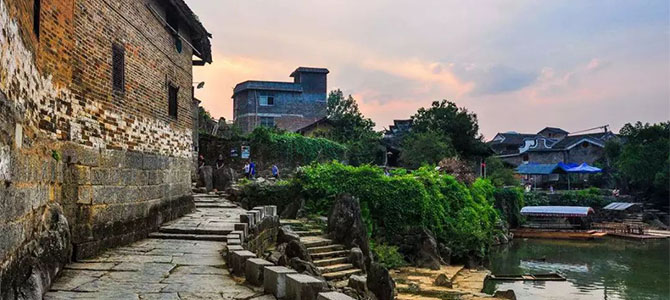 Vieille ville de Huangyao Hezhou Guangxi