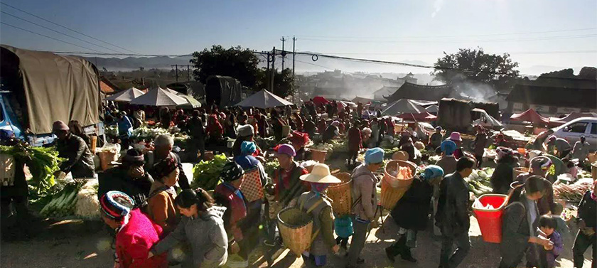 Marché de Shaping Dali Yunnan