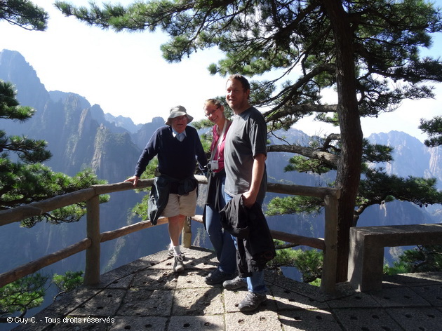 Voyage Chine Escapade, Guy C.,  Montagne de Huangshan