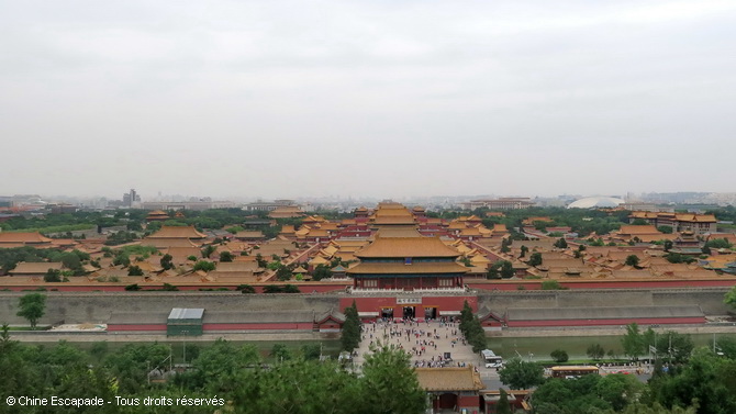 Voyage Chine Escapade, Vue sur la Cité Interdite