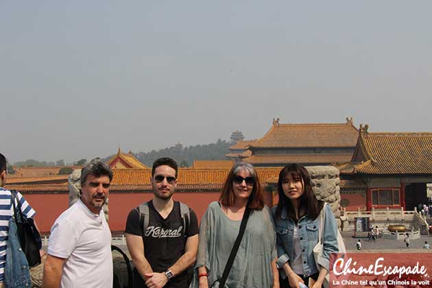 Cité Interdite de Pékin avec leur guide Véronique, Chine Escapade
