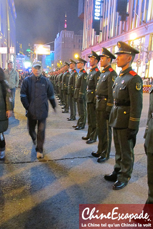 Rue de Nanjing pour le Nouvel An