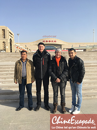 Départ de la gare de Turpan