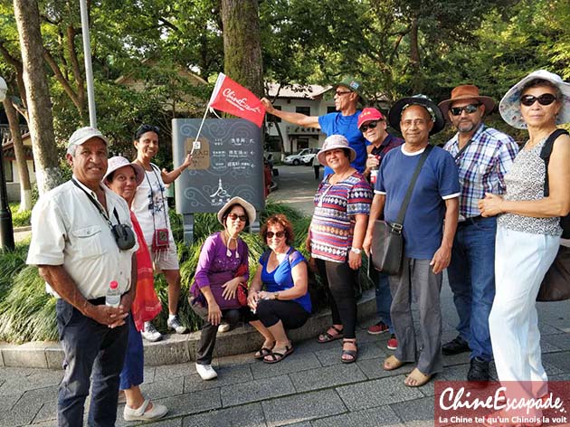 Notre groupe à Hanghzou, Chine Escapade