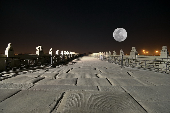 Pleine lune à Pékin pour la mi-automne