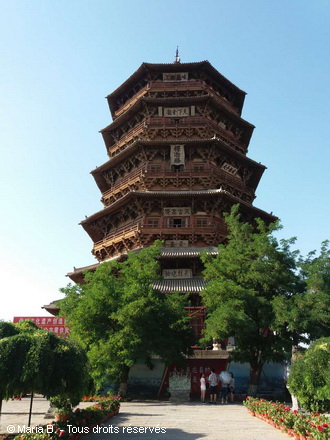 Voyage Chine Escapade, Maria B., Pagode de Yinxiang