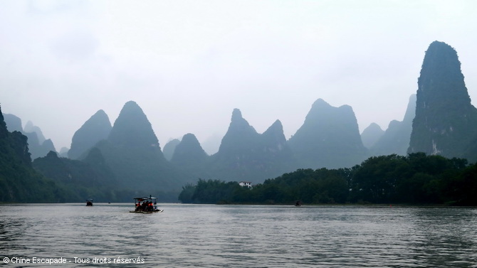 Voyage Chine Escapade, radeau de bambou Guilin