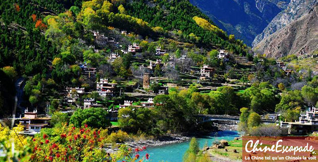 Village ethnique de Danba, Sichuan