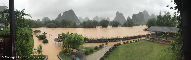 Voyage Chine Escapade, Nadège M., Yangshuo après les inondations